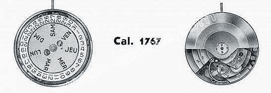 A Schild AS 1767 watch movement