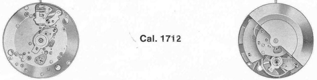A Schild AS Calibre 1712 Watch Movements