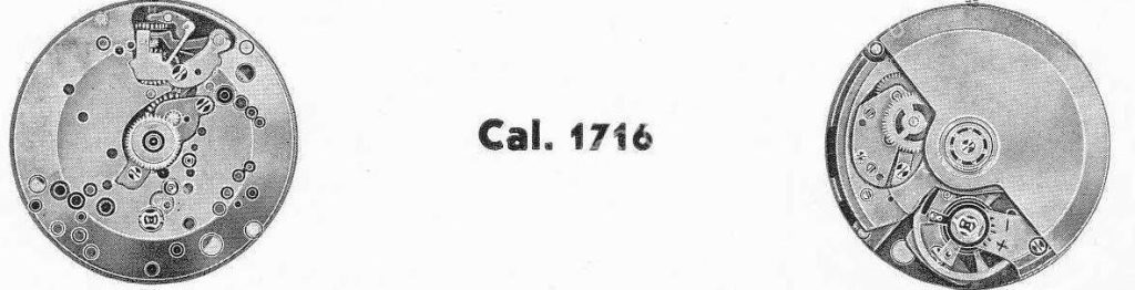 A Schild AS Calibre 1716 Watch Movements